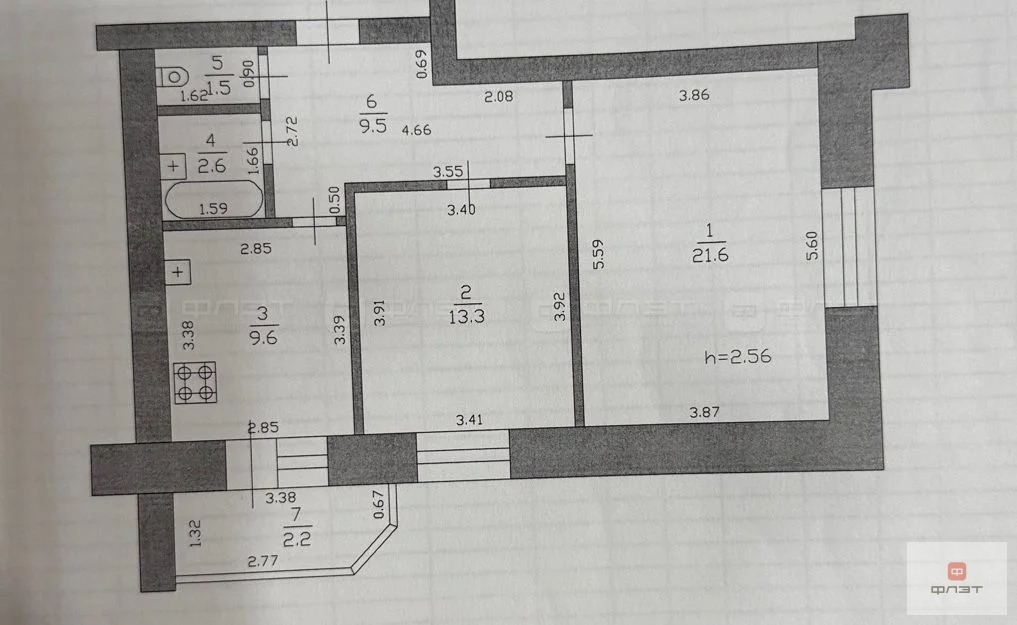 Продажа квартиры, Казань, ул. Академика Павлова - Фото 14