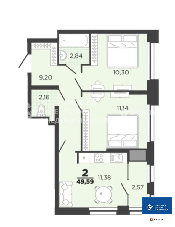 Продажа квартиры, Рязань, микрорайон Олимпийский городок - Фото 16