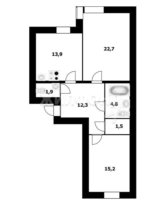 Продажа квартиры, Новосибирск, ул. Герцена - Фото 22