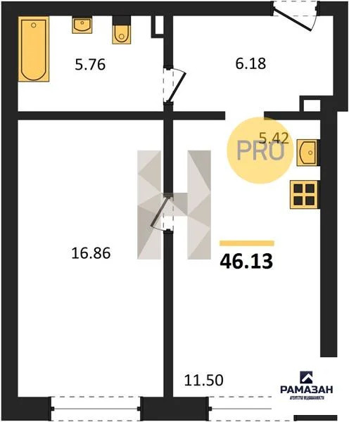 Продажа квартиры в новостройке, Казань, м. Суконная слобода, ул. ... - Фото 1