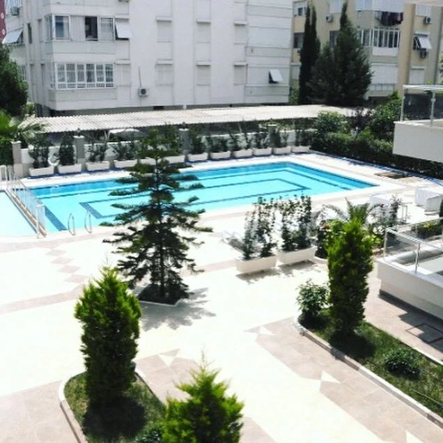 Анталия Лиман Golden Park 1 этаж 95 метров бассейн паркинг с мебелью - Фото 18