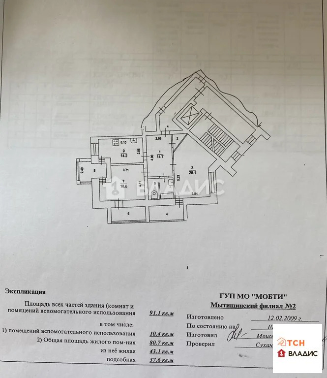 Продажа квартиры, Мытищи, Мытищинский район, Благовещенская улица - Фото 45