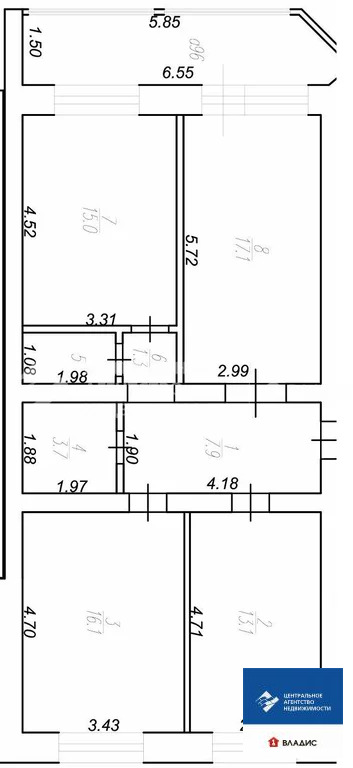 Продажа квартиры, Рязань, ул. Интернациональная - Фото 15