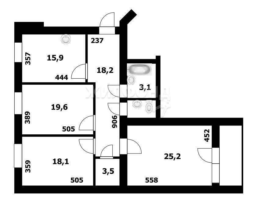 Продажа квартиры, Новосибирск, ул. Стартовая - Фото 20