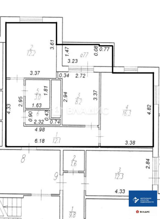 Продажа квартиры, Рязань, улица 4-я Линия - Фото 17