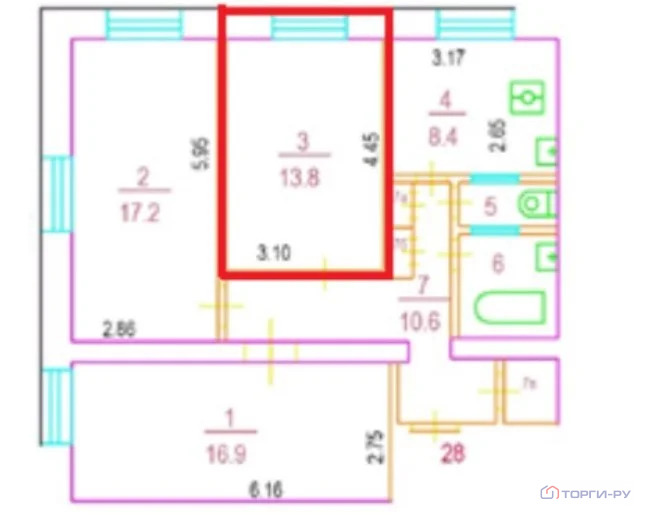 Продажа квартиры, Средняя Калитниковская улица - Фото 5