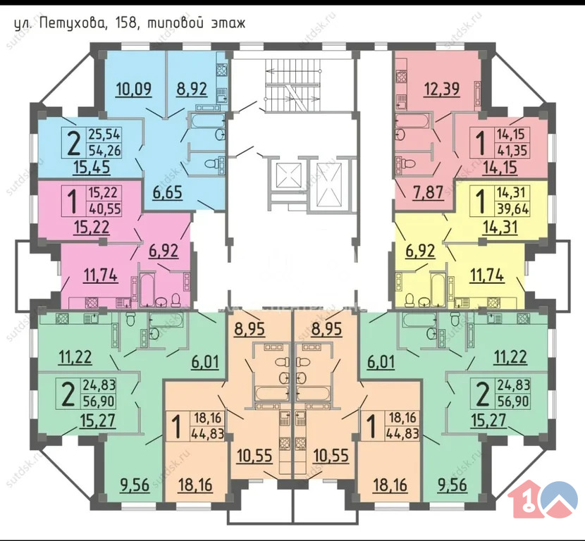 городской округ Новосибирск, Новосибирск, улица Петухова, д.158, ... - Фото 26