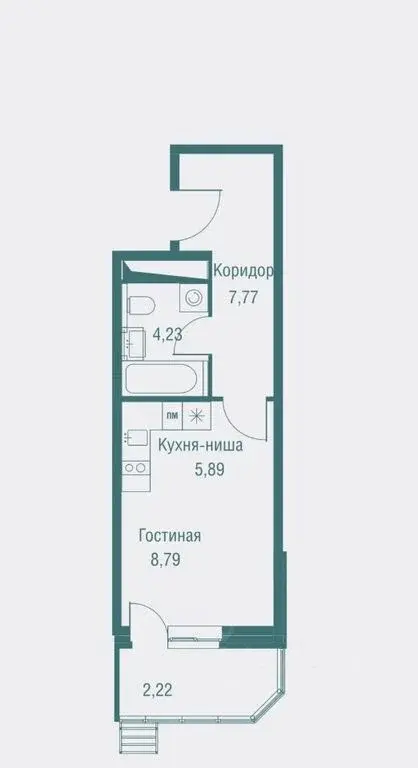 Продаю квартиру-студию 28.9м Северная ул., 5к4, Одинцово, Московская ... - Фото 0