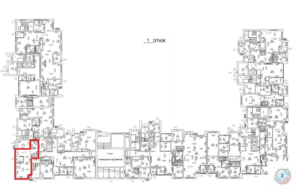 Помещение свободного назначения, 55.4 м - Фото 3