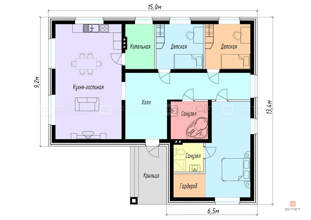 Продажа дома, Высокогорский район, 3-я аллея - Фото 18