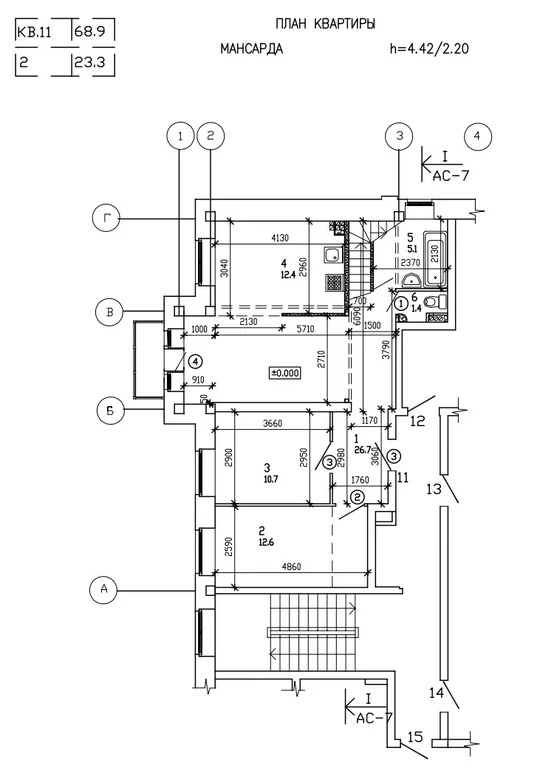 Продам 3-комн. квартиру 68.6 кв.м. - Фото 3