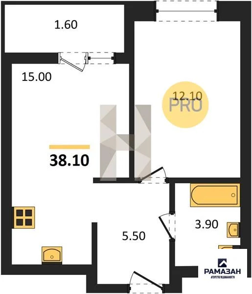 Продажа квартиры в новостройке, Казань, м. Горки, ул. Родины - Фото 1