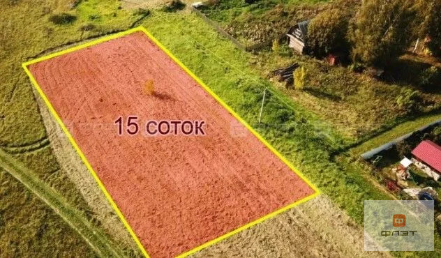 Продажа участка, Новое Мамонино, Высокогорский район, ул. Речная - Фото 1