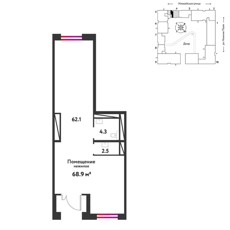 Продается ПСН 68.9 м2 - Фото 3