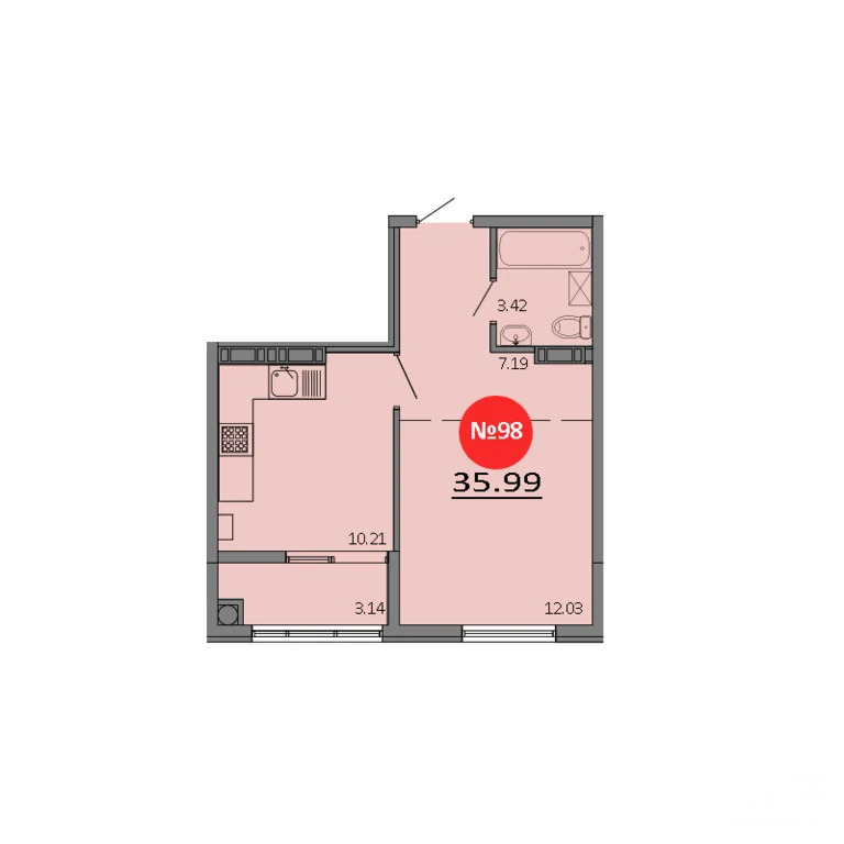 Продажа квартиры в новостройке, Белоглинка, Симферопольский район, ... - Фото 2