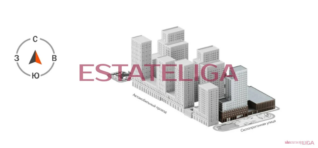Продажа квартиры в новостройке, Автомобильный проезд - Фото 1