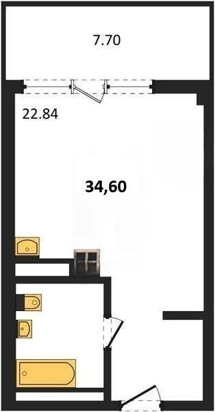 Продажа квартиры в новостройке, Севастополь, ул. Летчиков - Фото 1