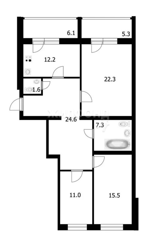 Продажа квартиры, Новолуговое, Новосибирский район, 3-й квартал - Фото 21