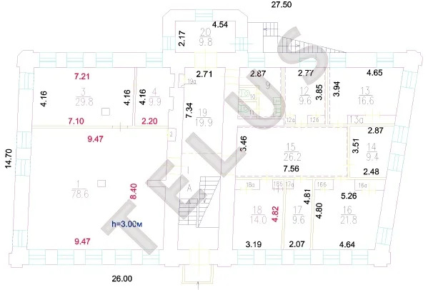 м. Китай город, Малый Ивановский пер., 1330 м2, ОСЗ (ном. объекта: ... - Фото 8