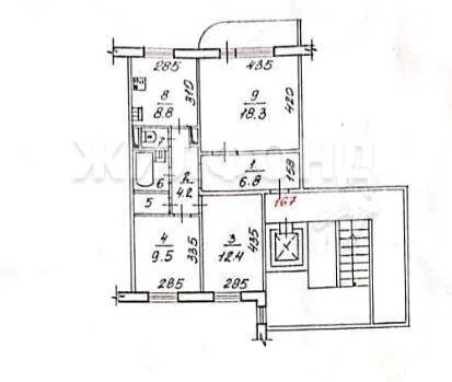 Продажа квартиры, Новосибирск, Владимира Высоцкого - Фото 20