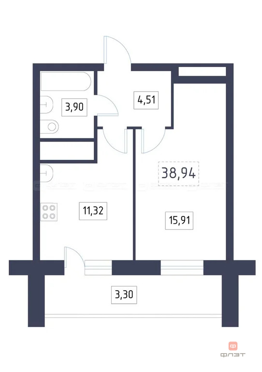 Продажа квартиры в новостройке, Казань, ул. Родины - Фото 8