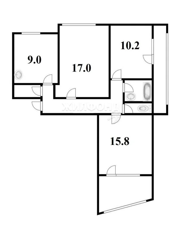 Продажа квартиры, Новосибирск, ул. Свечникова - Фото 16