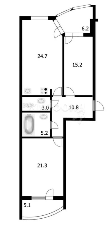 Продажа квартиры, Новосибирск, ул. Дуси Ковальчук - Фото 27