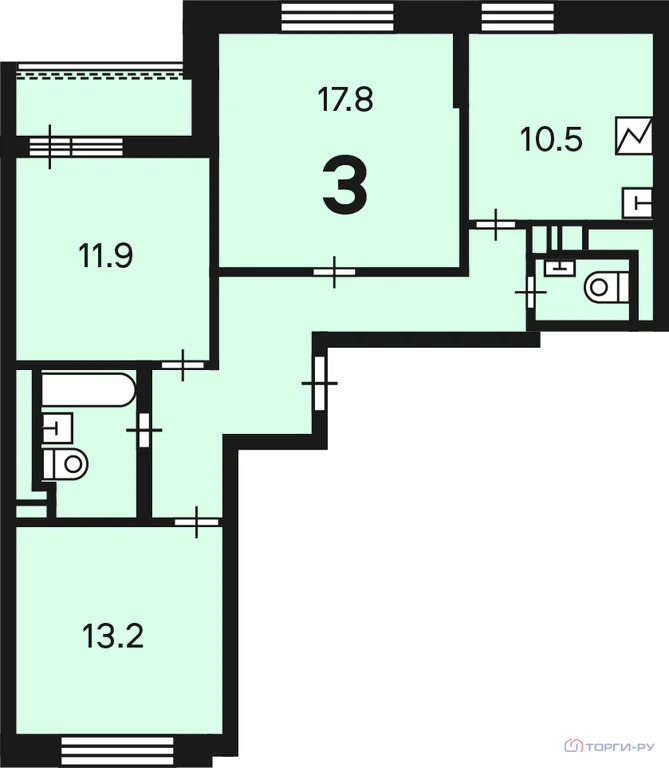 Продажа квартиры, ул. Кедрова - Фото 3