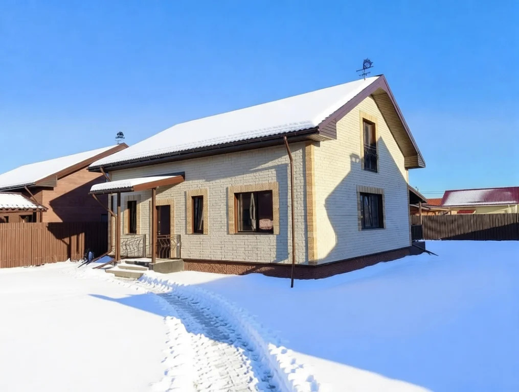 Коттедж 154.5 м2 с террасой на участке 6 сот. - Фото 1