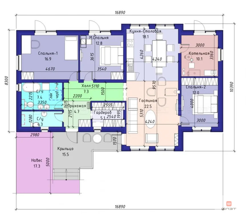 Продажа дома, Столбище, Лаишевский район, ул. Большая Красная - Фото 10