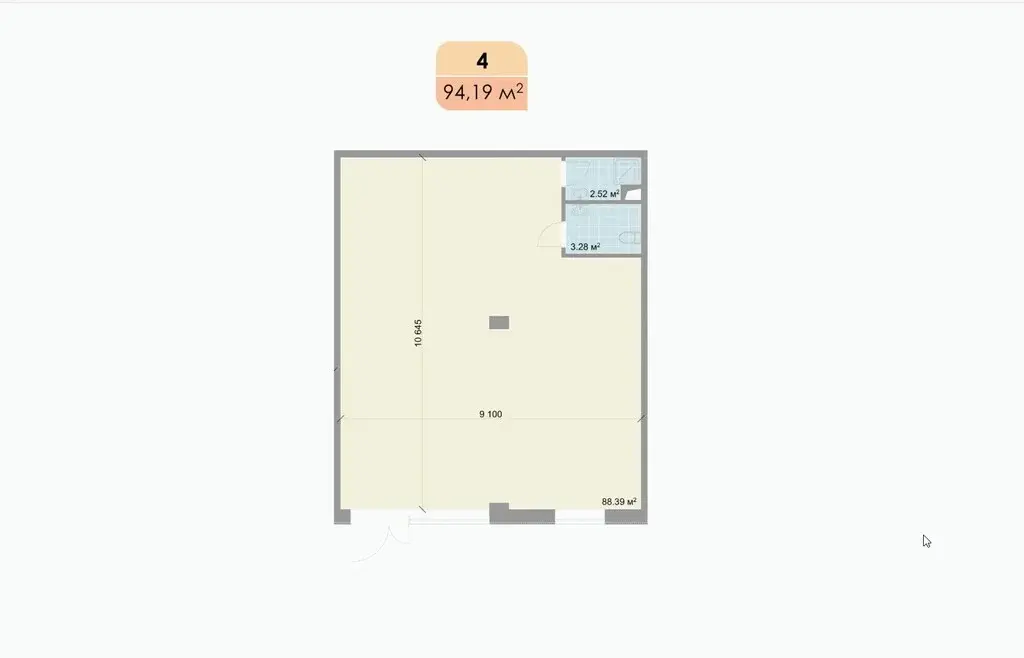 Продается торговое помещение 94.2 кв.м. в ЖК Дюна - Фото 3