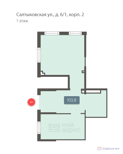 Продажа торгового помещения, ул. Салтыковская - Фото 4