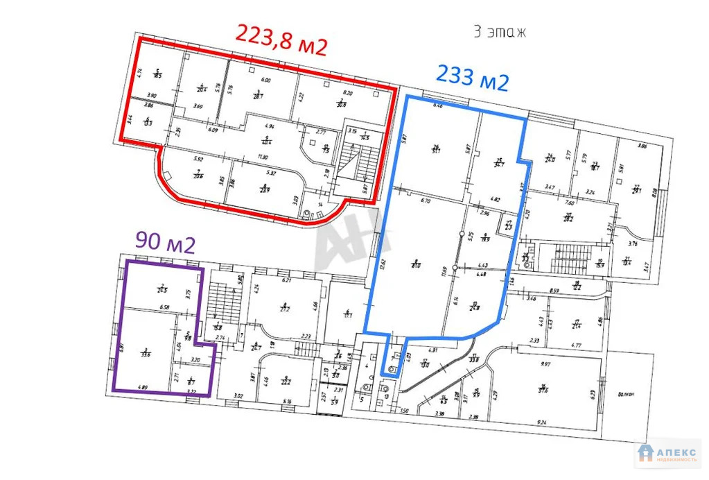 Аренда офиса 90 м2 м. Таганская в бизнес-центре класса В в Таганский - Фото 8