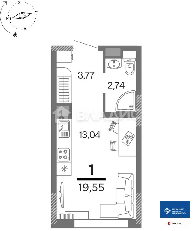 Продажа квартиры в новостройке, Рязань, улица Александра Полина - Фото 2