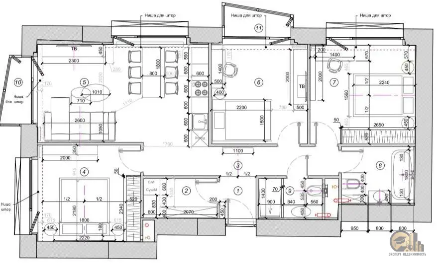 Продам 4-комн. квартиру, 90 м2 в ЖК «Событие» - Фото 22