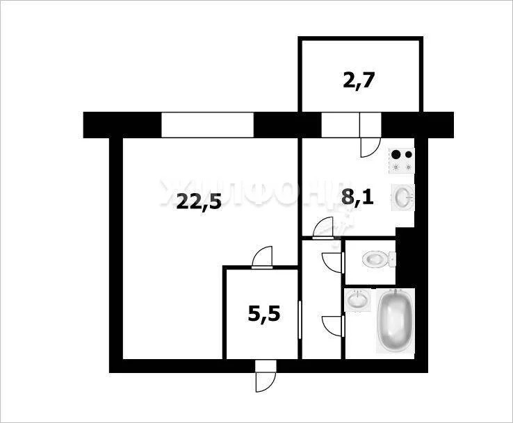 Продажа квартиры, Новосибирск, микрорайон Горский - Фото 24