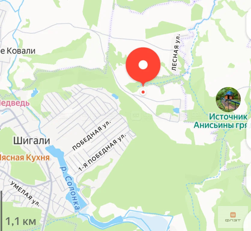 Продажа участка, Светлое Озеро, Заинский район, дом 6 - Фото 1