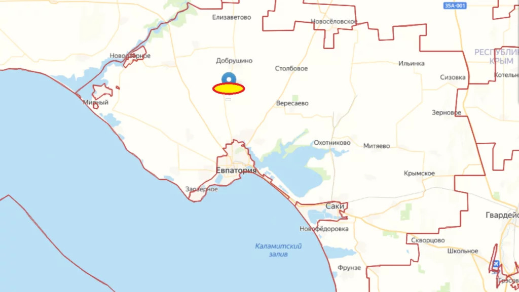 Карта крыма сакский район подробная