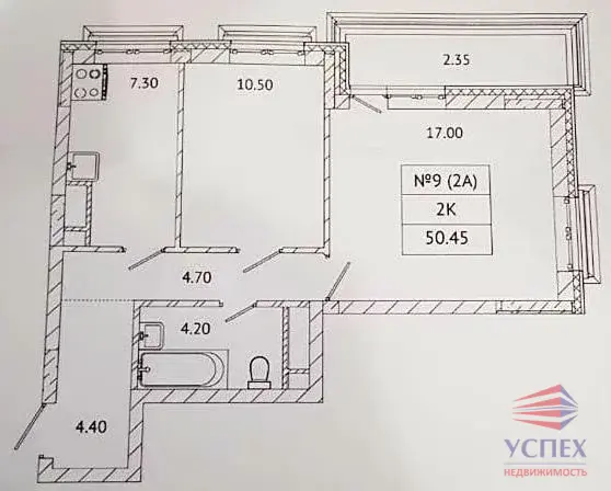 Продажа 2-комнатной квартиры г. Люберцы п. Малаховка - Фото 15