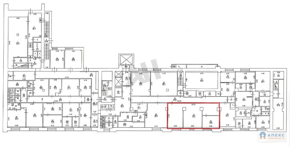 Аренда офиса 90 м2 м. Рижская в бизнес-центре класса В в Мещанский - Фото 4