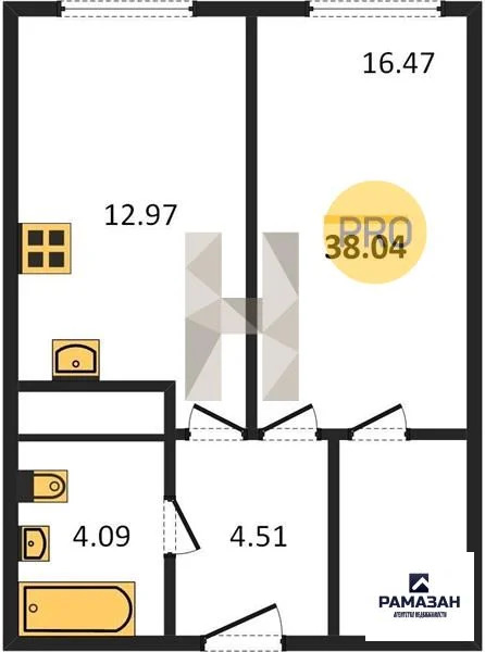Продажа квартиры в новостройке, Казань, м. Проспект Победы, Рауиса ... - Фото 1