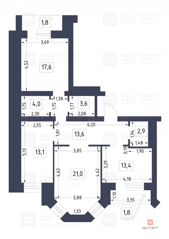 Продажа квартиры, Казань, ул. Болотникова - Фото 20