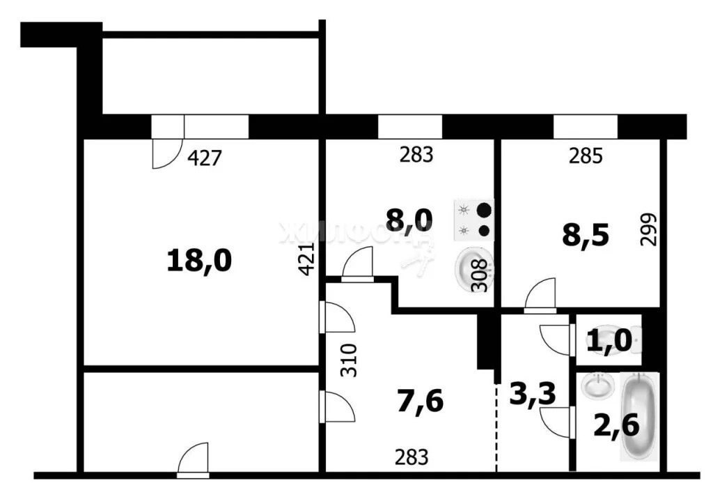 Продажа квартиры, Новосибирск, Владимира Высоцкого - Фото 27