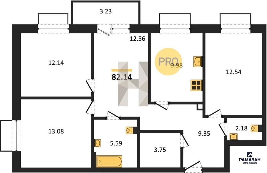 Продажа квартиры в новостройке, Казань, м. Авиастроительная, ул. ... - Фото 1