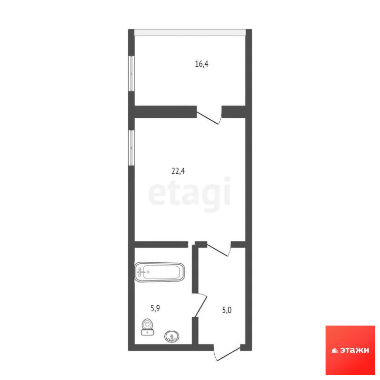 Продажа квартиры, Михайловка, Сакский район, ул. Верхне-Продольная - Фото 11