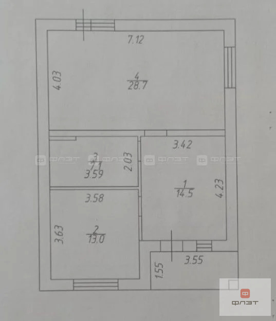 Продажа дома, Новочувашский, Зеленодольский район, ул. Радужная - Фото 5