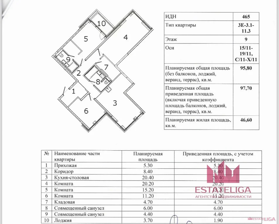 Продажа квартиры в новостройке, набережная Марка Шагала - Фото 7