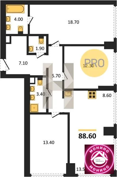 Продажа квартиры в новостройке, м. Фили, Кутузовский прд. - Фото 0