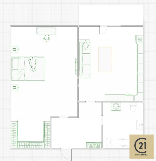 Продажа квартиры, Марусино, Люберецкий район, улица Заречная - Фото 2