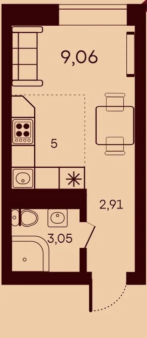 Продается квартира, 19.79 м - Фото 2